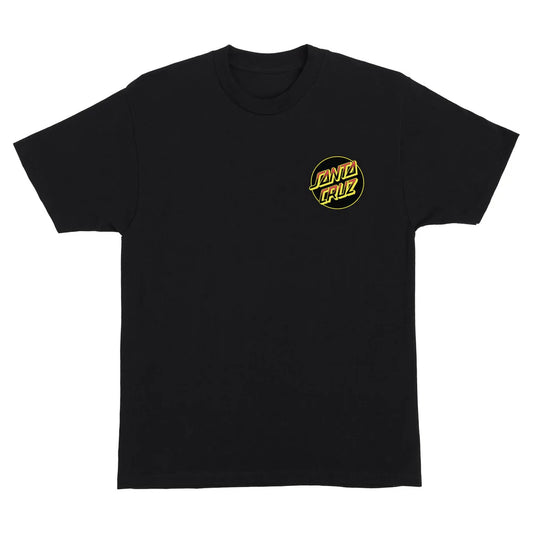 SANTA CRUZ Kendall Wolf Dot S/S Heavyweight Tee Black