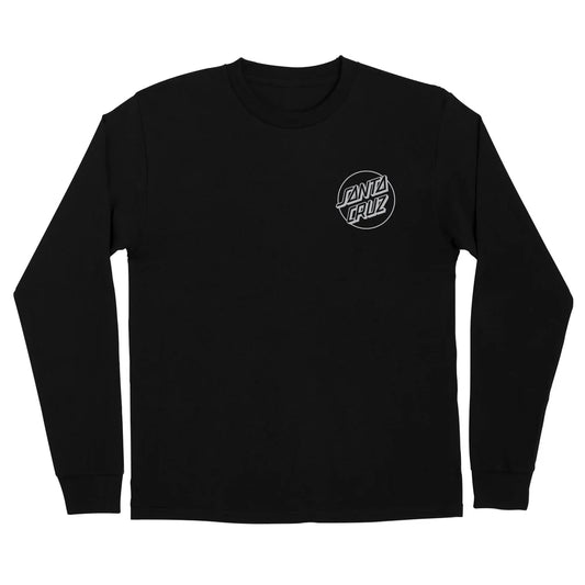 SANTA CRUZ Kendall Atomic L/S Mid weight Tee Black