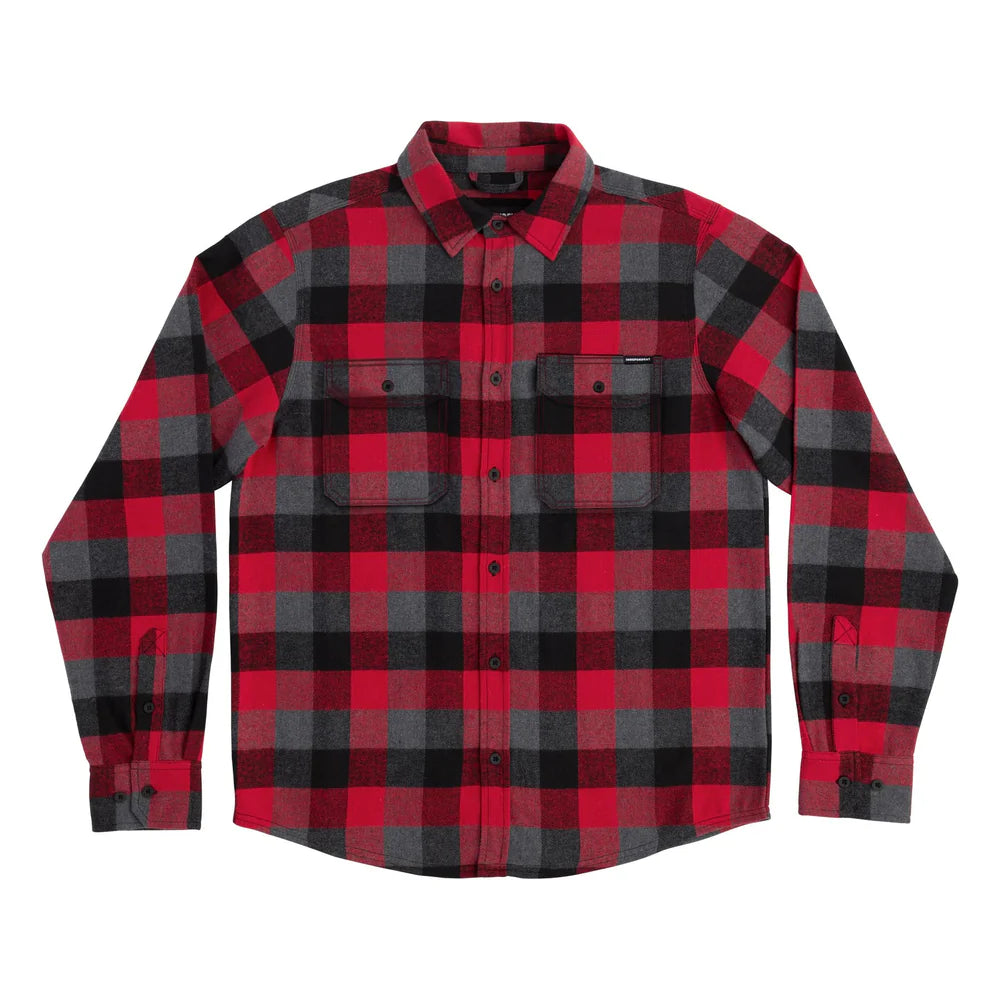 INDEPENDENT Belmont L/S Flannel Top Red