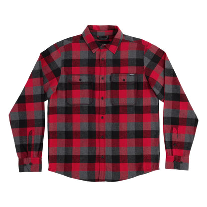 Independent Belmont L/S Flannel Top Red