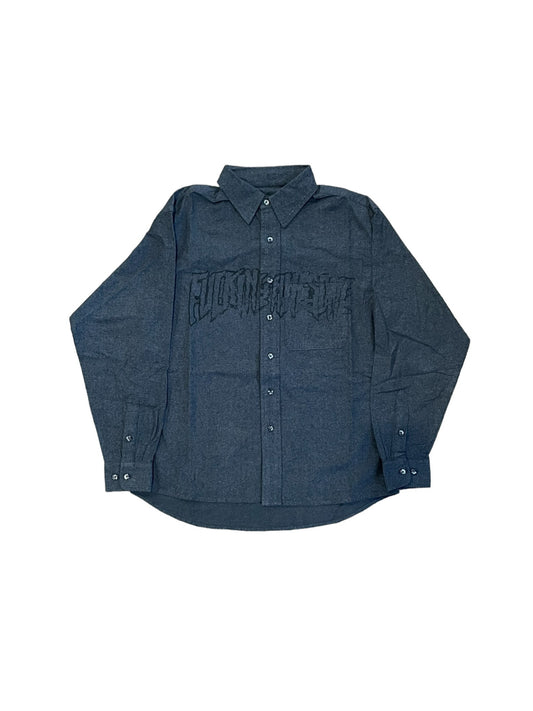 FUCKING AWESOME Stamp Logo Chambray Grey