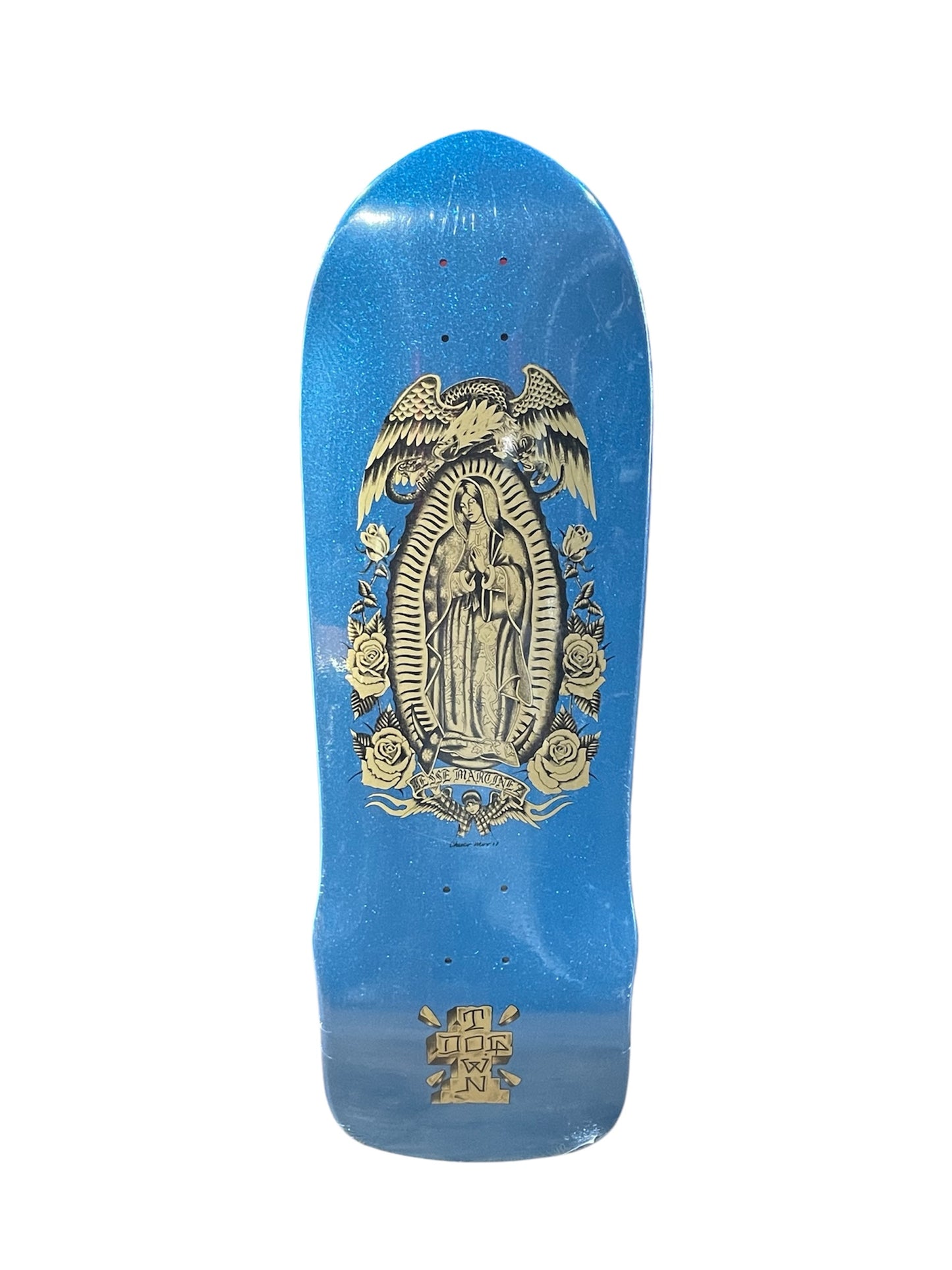 DOGTOWN Jesse Martinez Guadalupe 1987 10” Blue Flake/ Gold