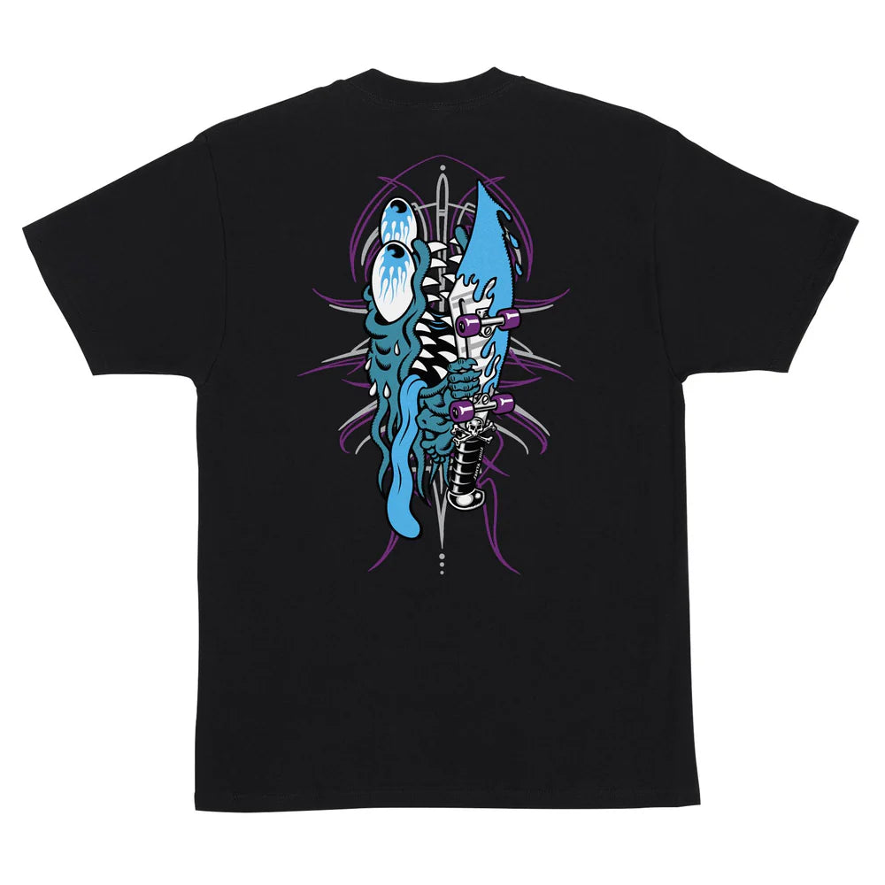 SANTA CRUZ Meek Pinstripe Slasher S/S Black