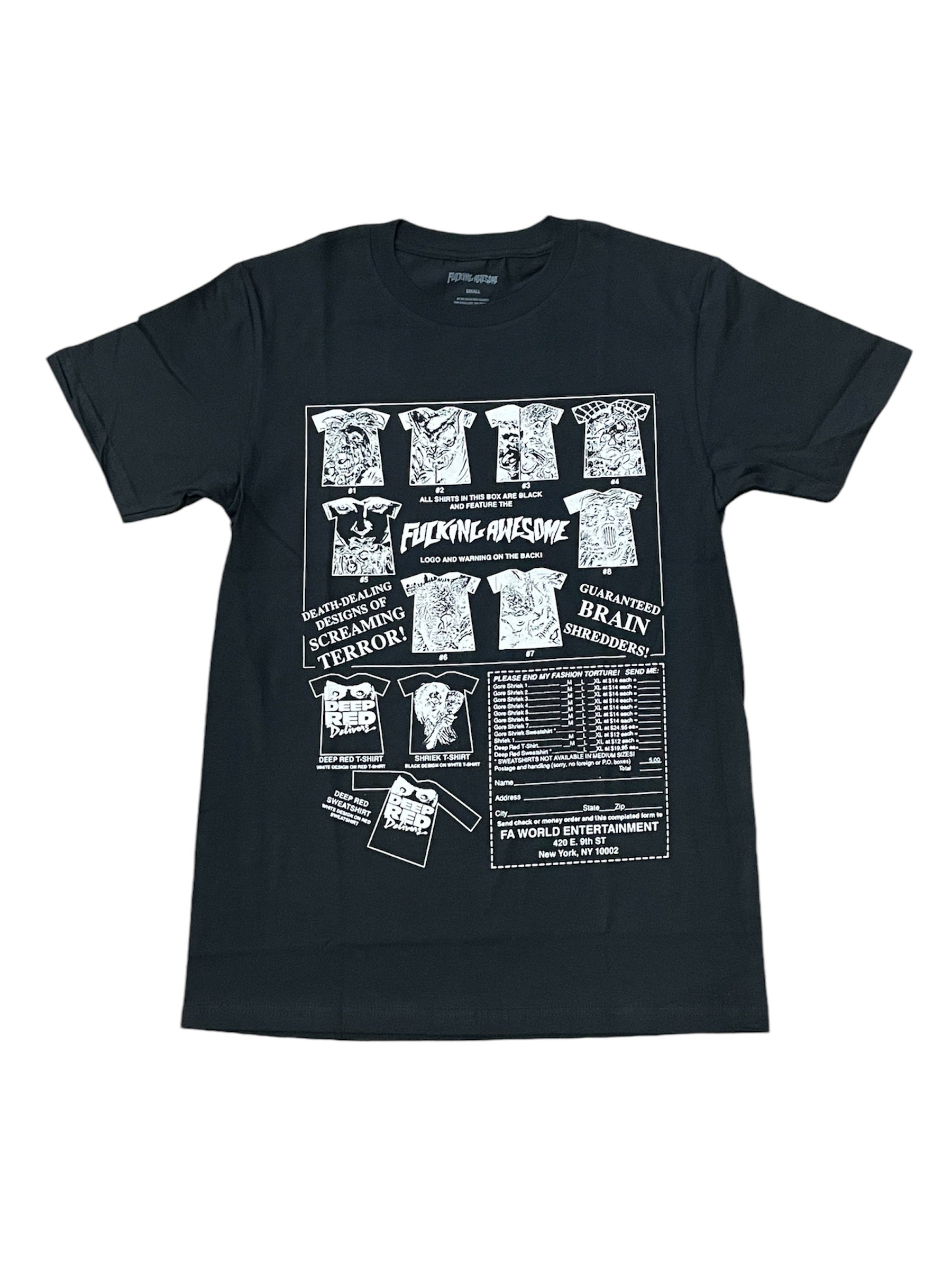 【FUCKING AWESOME】 GORE SHRIEK TEE WHITE Gore Shriek Tee – Fucking Awesome