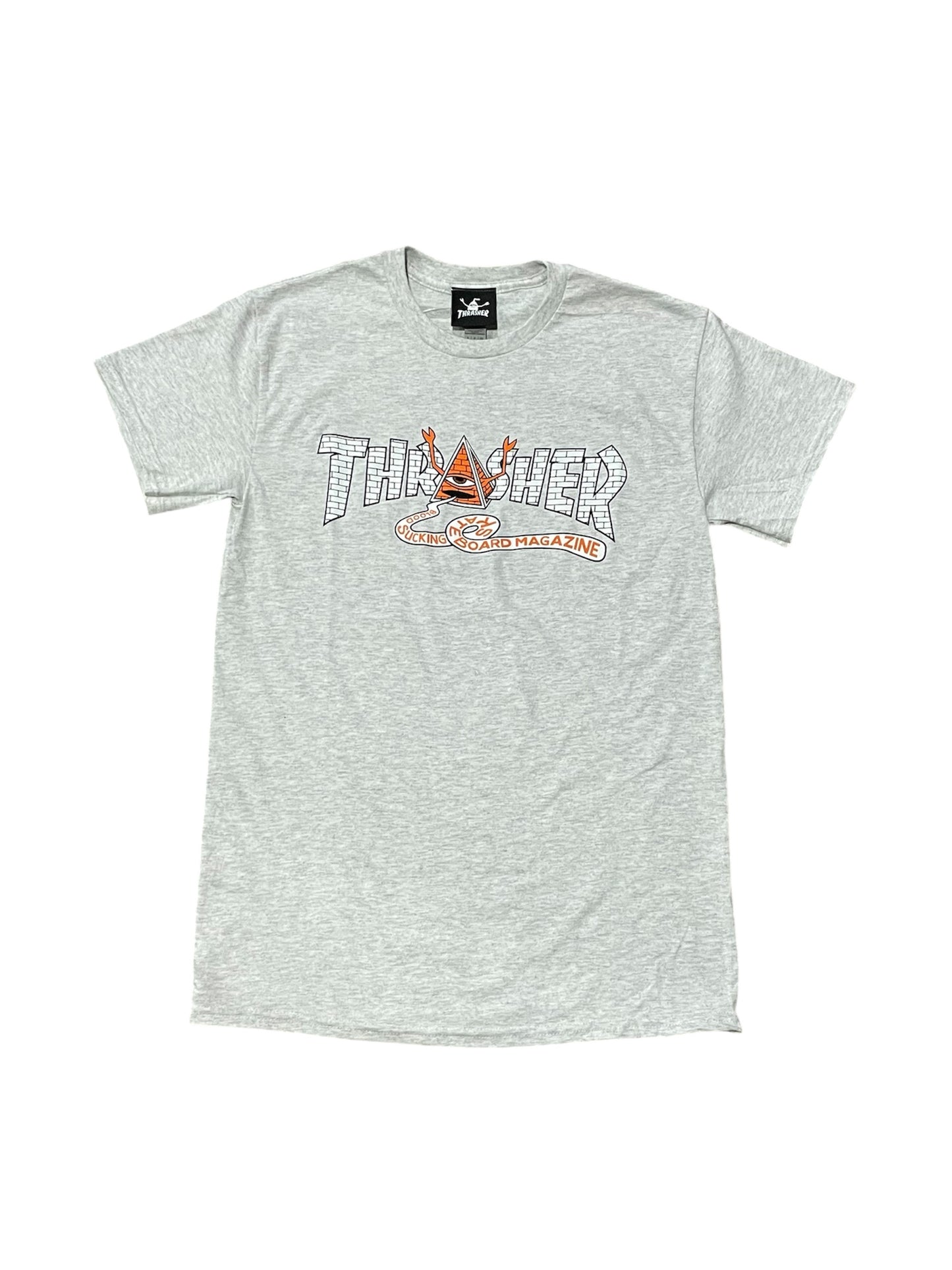 THRASHER X TOY MACHINE Pyramid S/S Tee