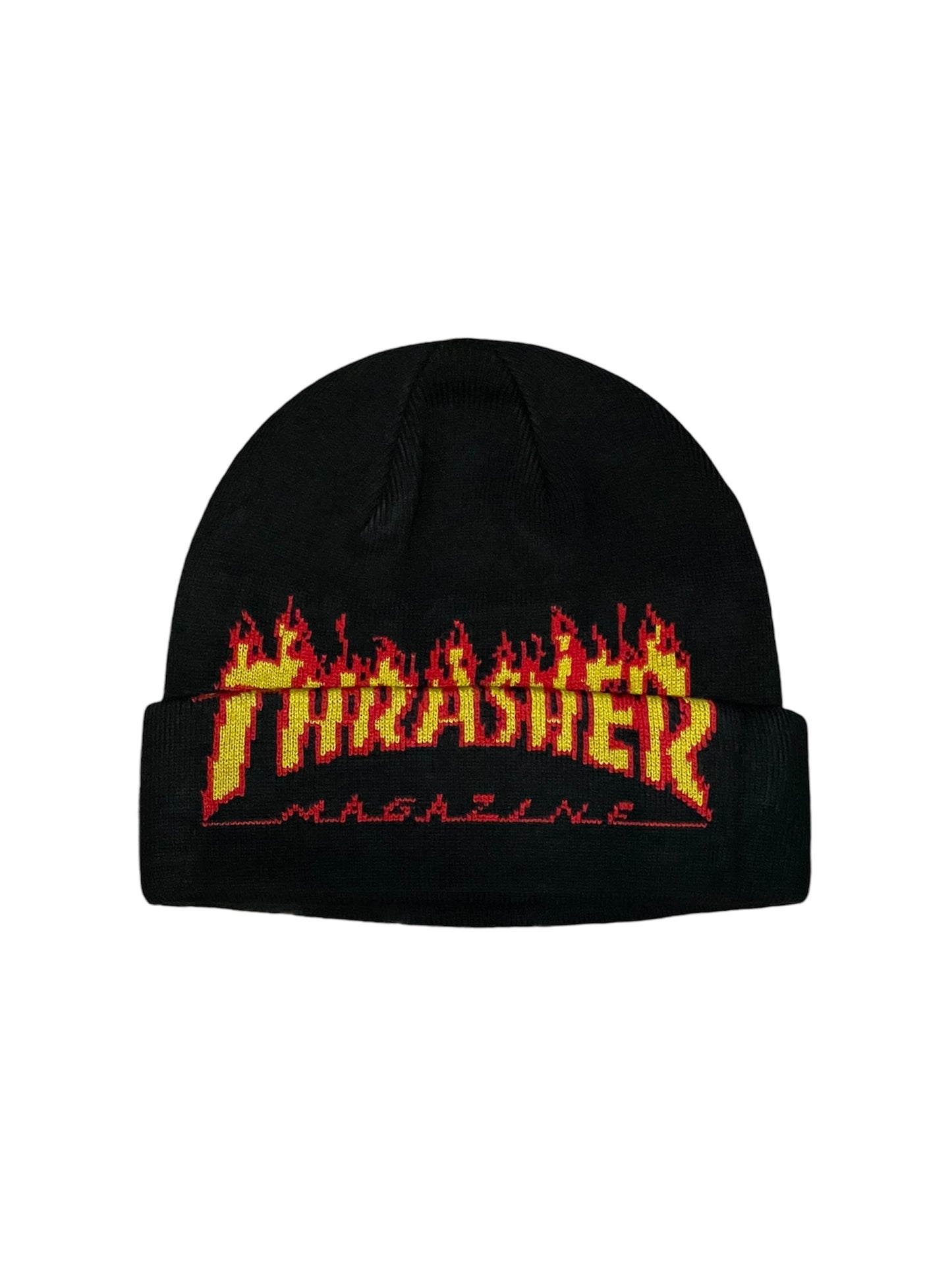 THRASHER Flame Fold Beanie