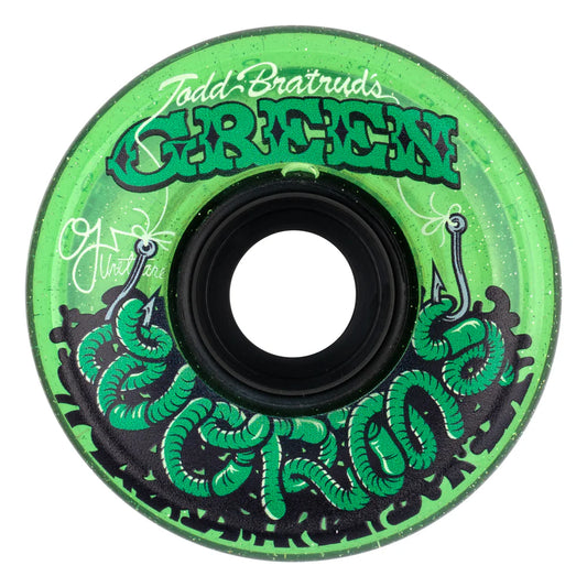 OJ Wheels Super Juice Green Worms 78A