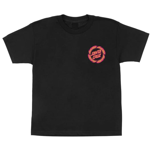 SANTA CRUZ Flame Ringed Dot S/S Tee Youth