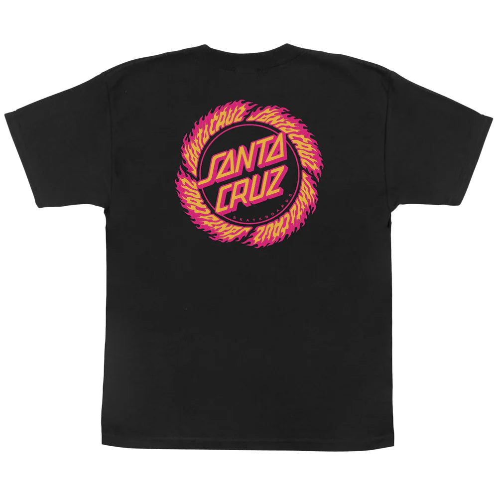 SANTA CRUZ Flame Ringed Dot S/S Tee Youth