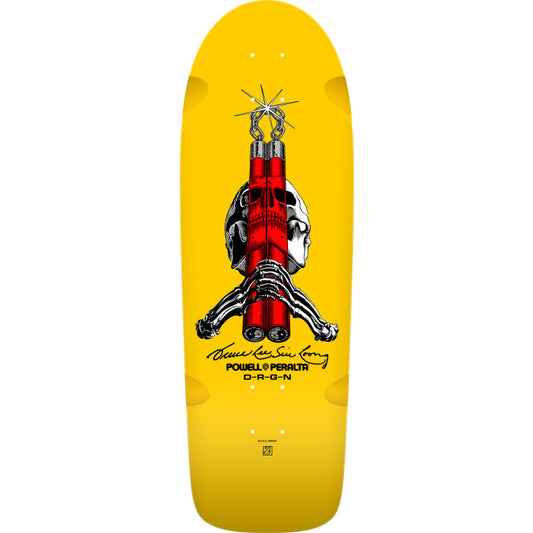 Powell Peralta Skull & Nunchucks Bruce Lee Collab Deck 10”