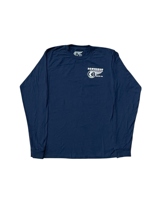 Pawnshop Pomona W/W Long Sleeve Navy Blue