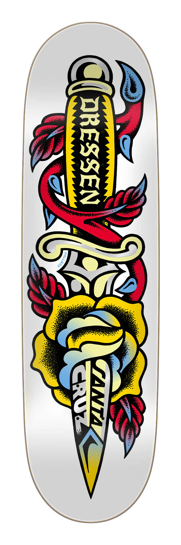 SANTA CRUZ Dressen Rose Dagger Pro Deck