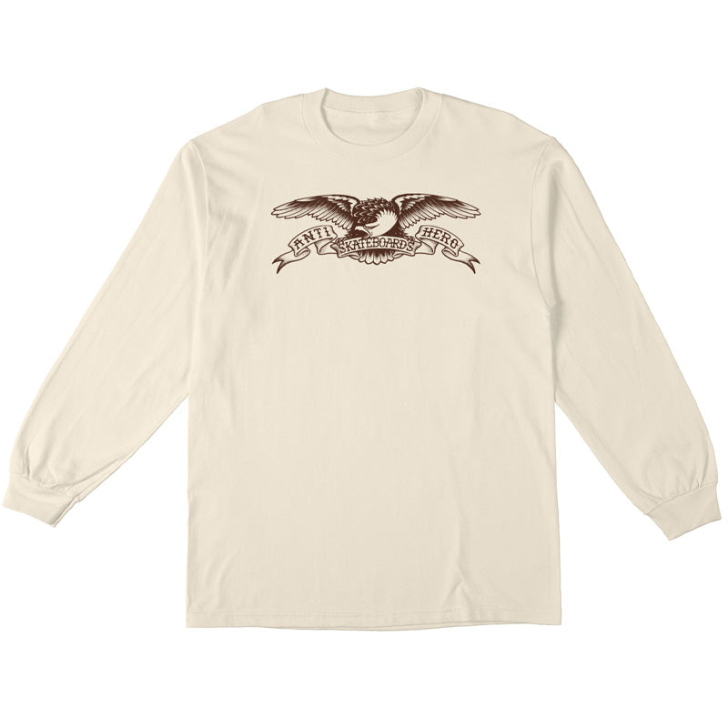 ANTI HERO Basic Eagle Cream/Brown L/S