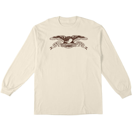 ANTI HERO Basic Eagle Cream/Brown L/S