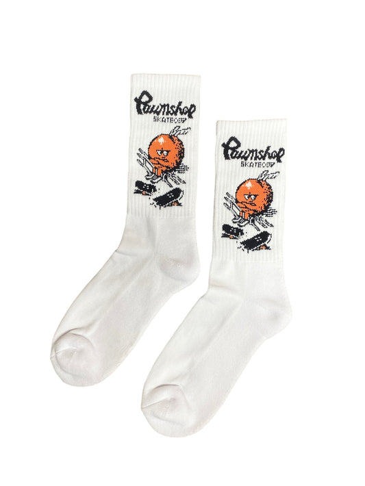PAWNSHOP Orange Dude Socks