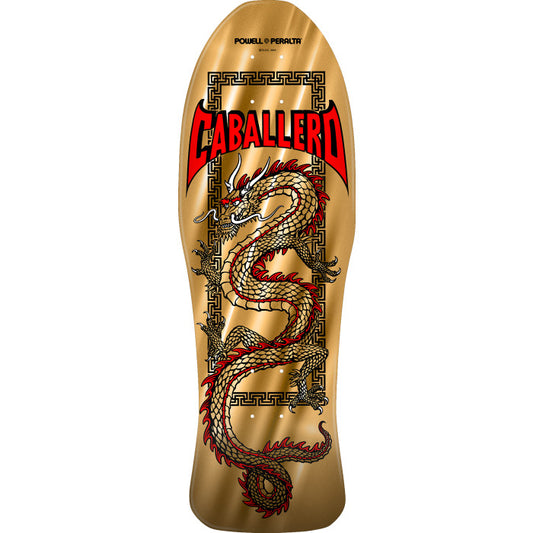 Powell Peralta Steve Caballero Chinese Dragon Re Issue Deck Gold 10 X 30