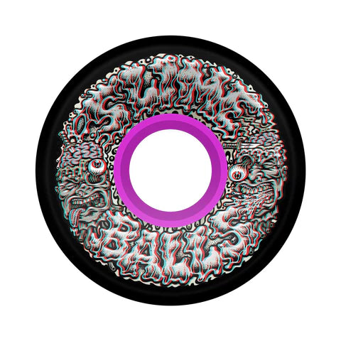 Slime Balls Brain Busters 3D OG Slime Black 78a 54.5mm Wheels
