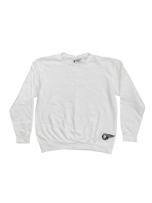 Pawnshop Embroidered Wing & Wheel Crewneck