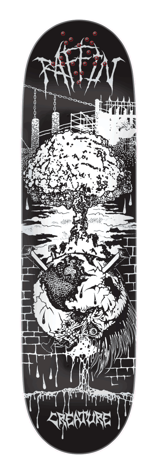 Creature Raffin BLKMTL Deck 8.5