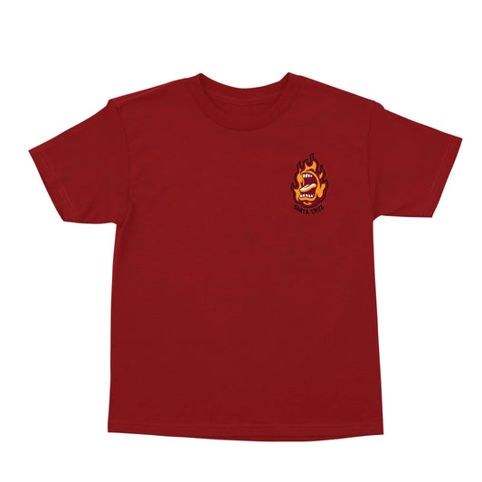 Santa Cruz Ringed Screaming Flame Youth Tee