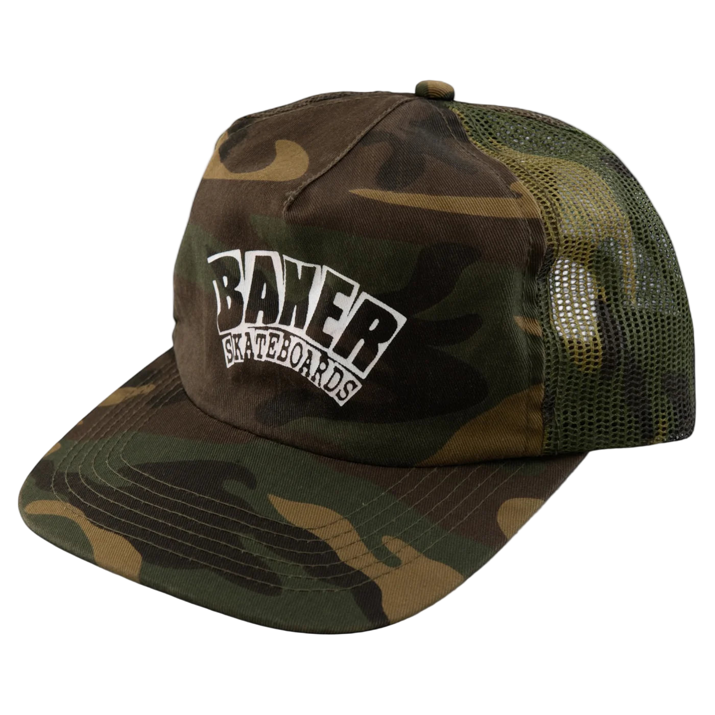 Baker Skateboards Camo Trucker Hat