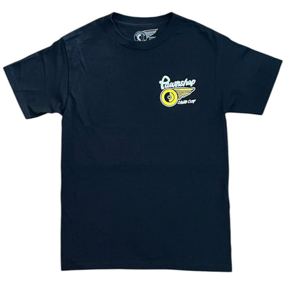Pawnshop Chain Stitch Wing & Wheel Tee