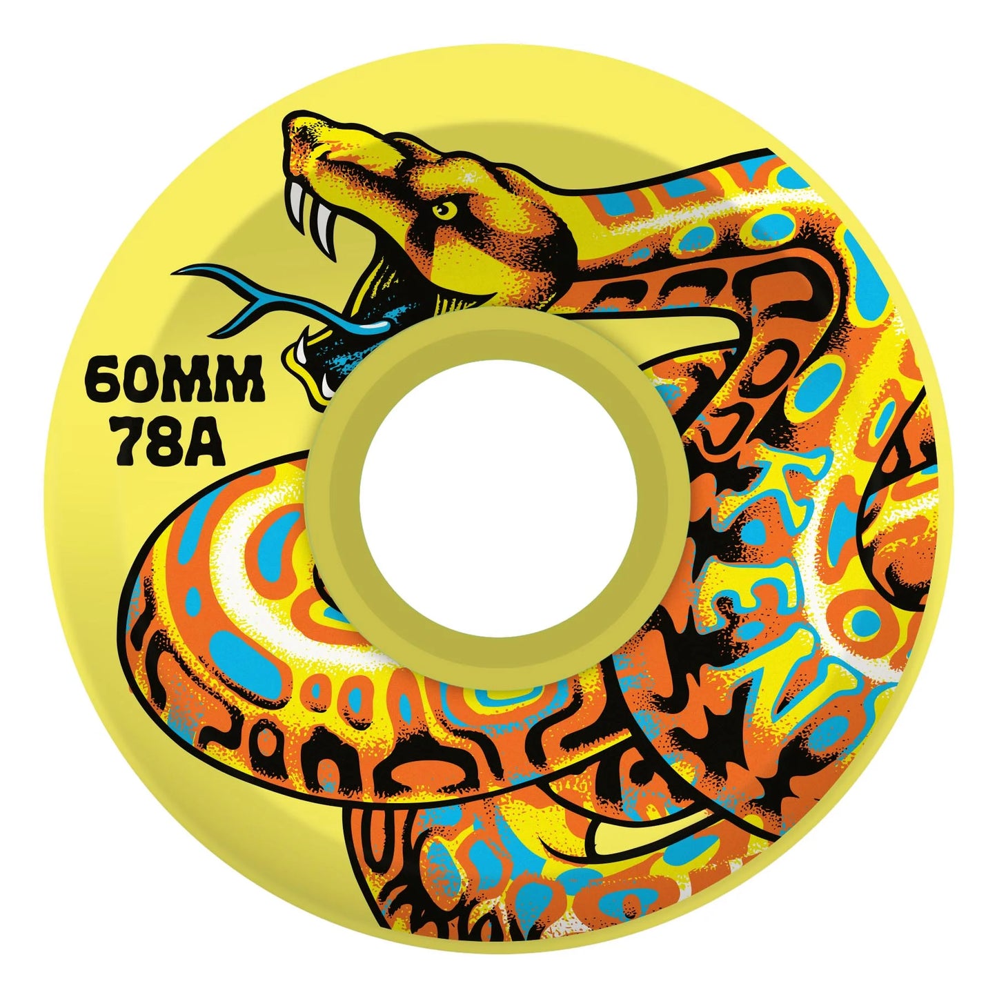SLIMEBALLS Jeff Kendall Snake OG Slime Yellow 78a 60mm Wheels