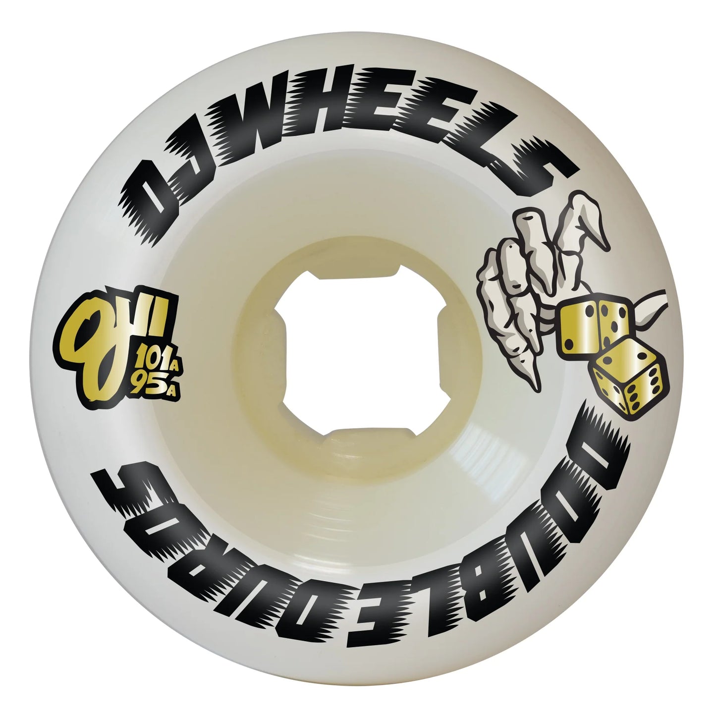 OJ Wheels Double Duro White Mini Combo 101a/95a