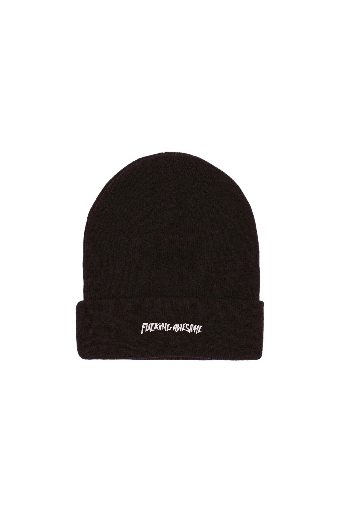 FA Metal Stamp Logo Cuff Beanie