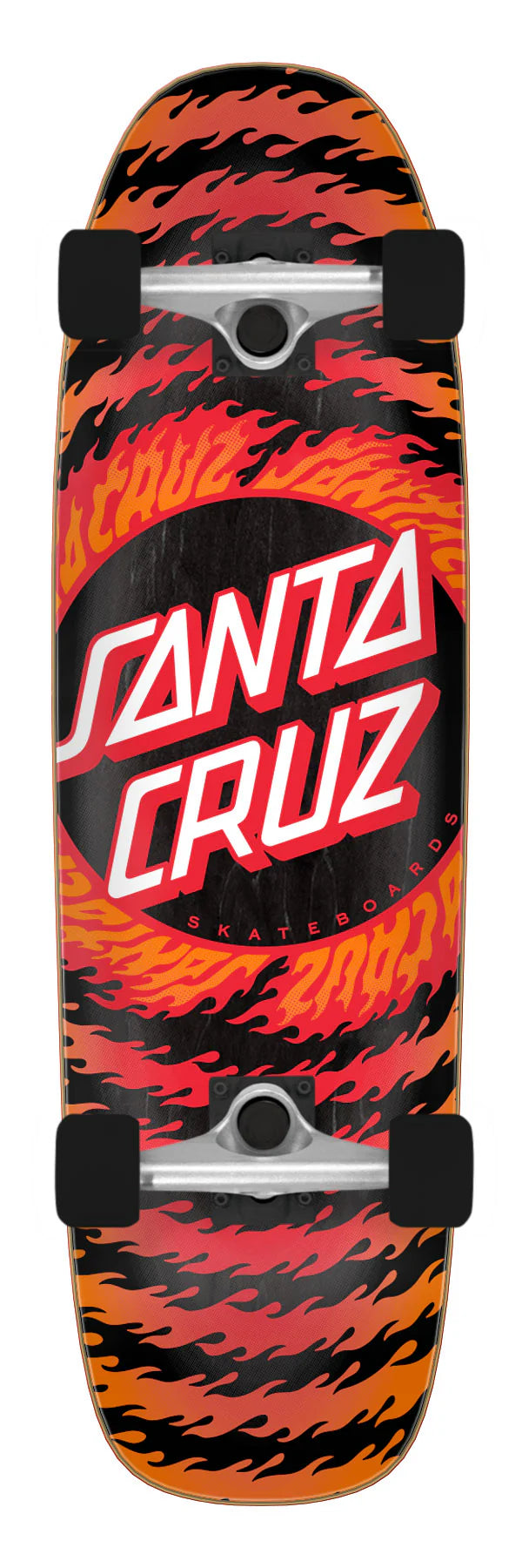 Santa Cruz Flame Ringed Dot Cruzer Complete 8.4