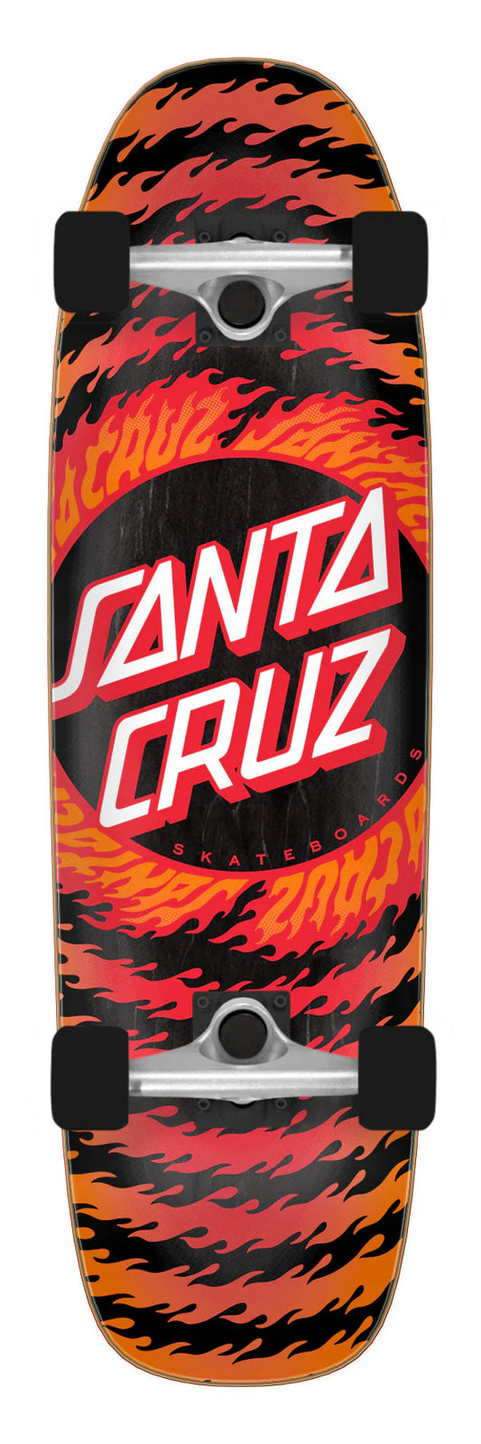 Santa Cruz Flame Ringed Dot Cruzer Complete 8.4