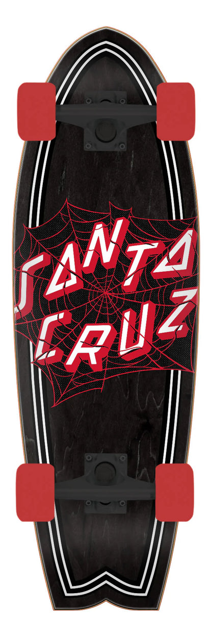 Santa Cruz Tangled Web Shark Cruzer Complete 8.81