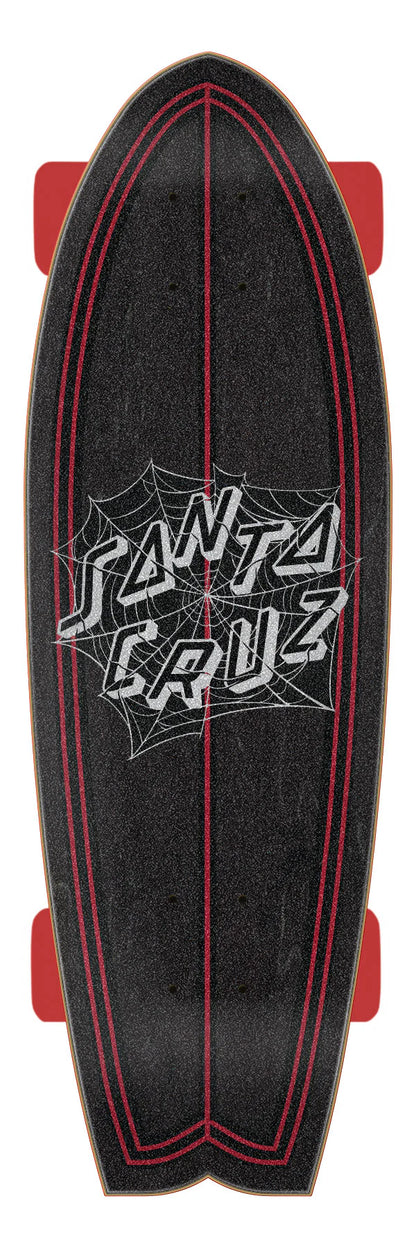 Santa Cruz Tangled Web Shark Cruzer Complete 8.81