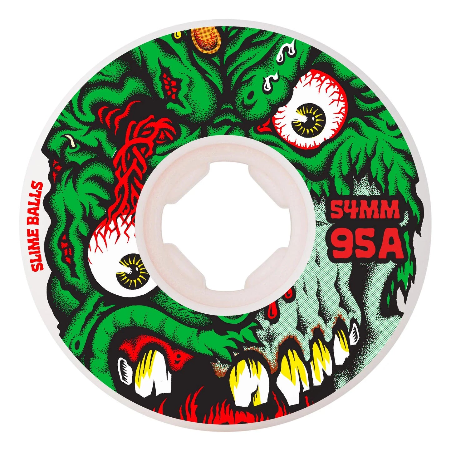 SLIMEBALLS Roskopp Face 2 Re Issue Hardline Wheels 95A 54mm