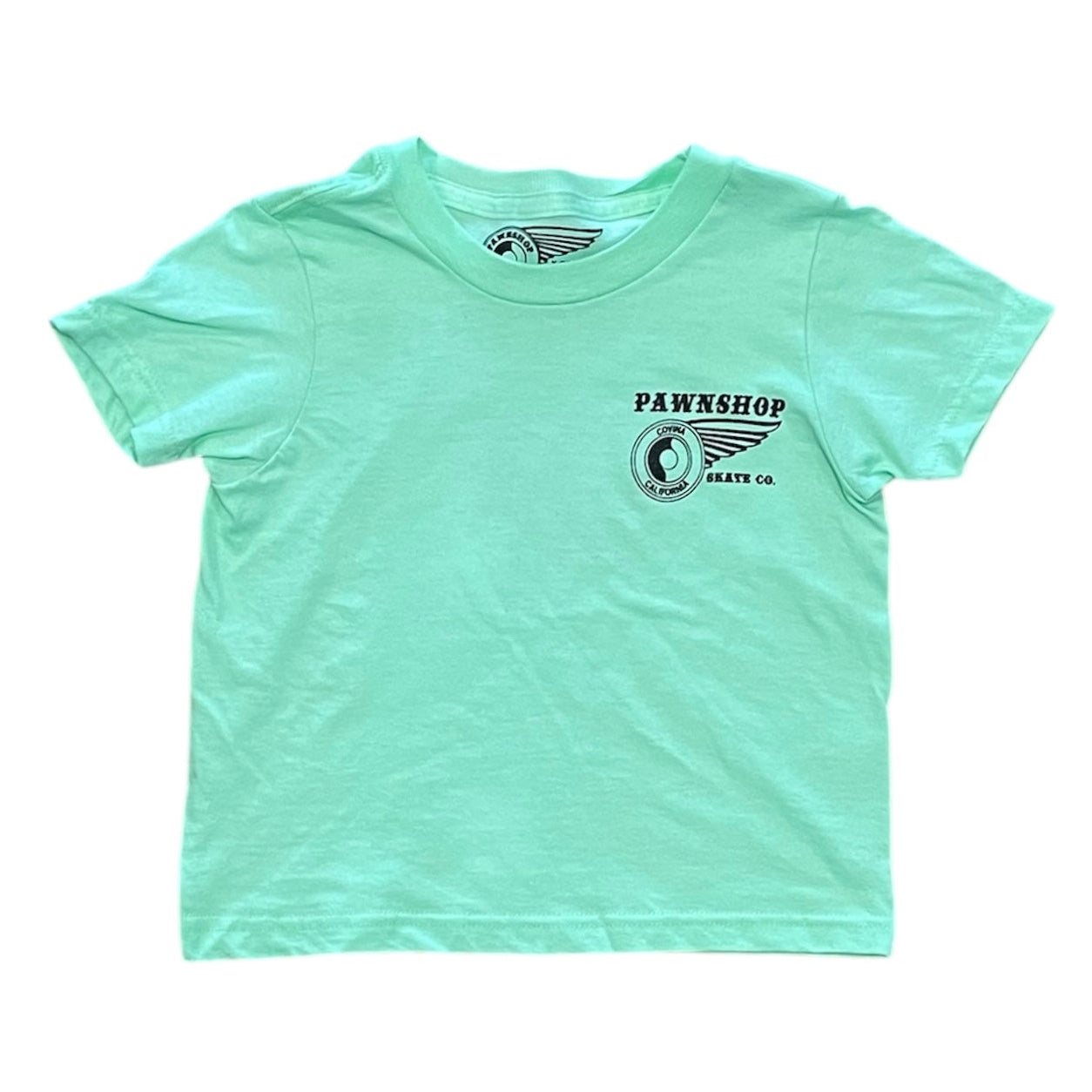 Pawnshop Wing and Wheel Tee light Green (Youth)