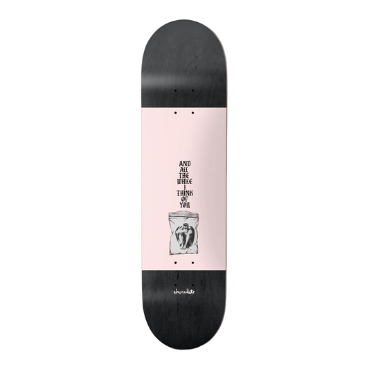 Chocolate Trahan White Lines Deck 8.5