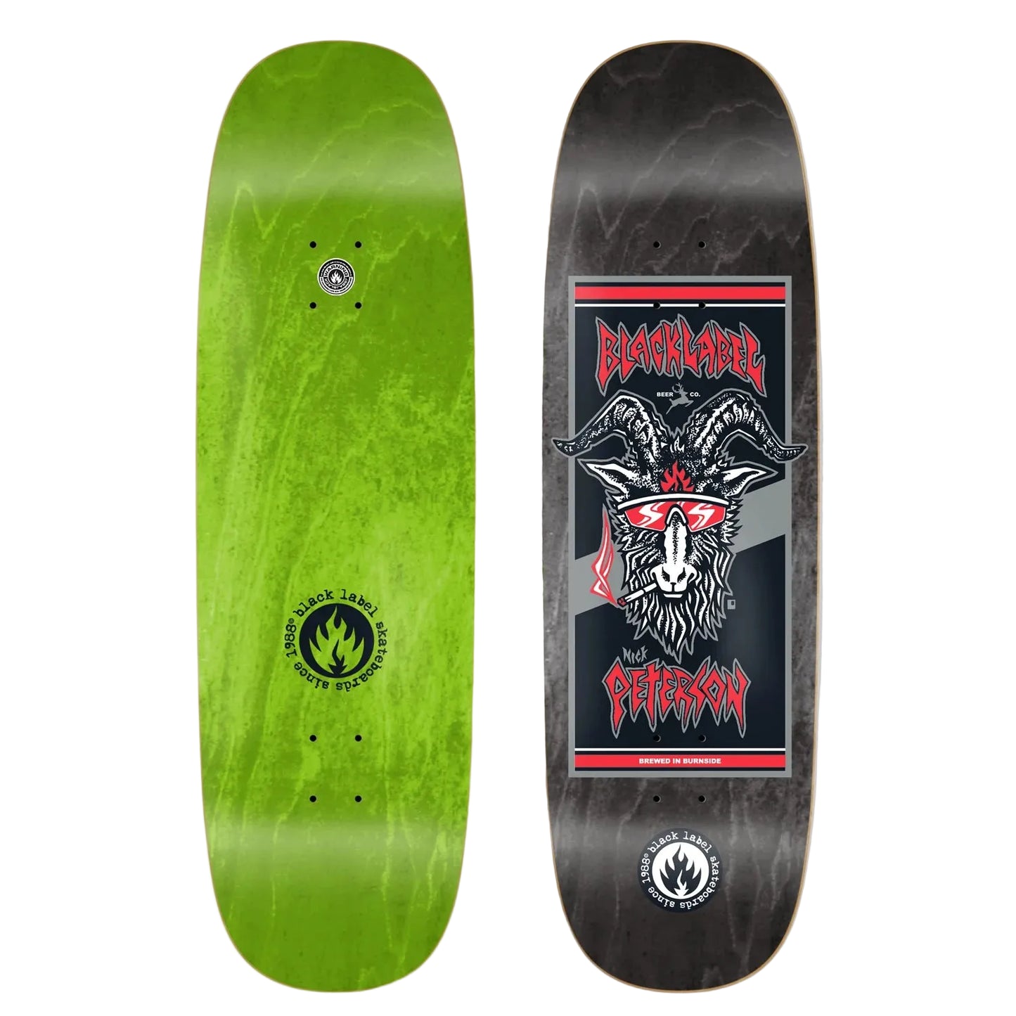 Black Label Peterson Burnside Crew Deck 9.5