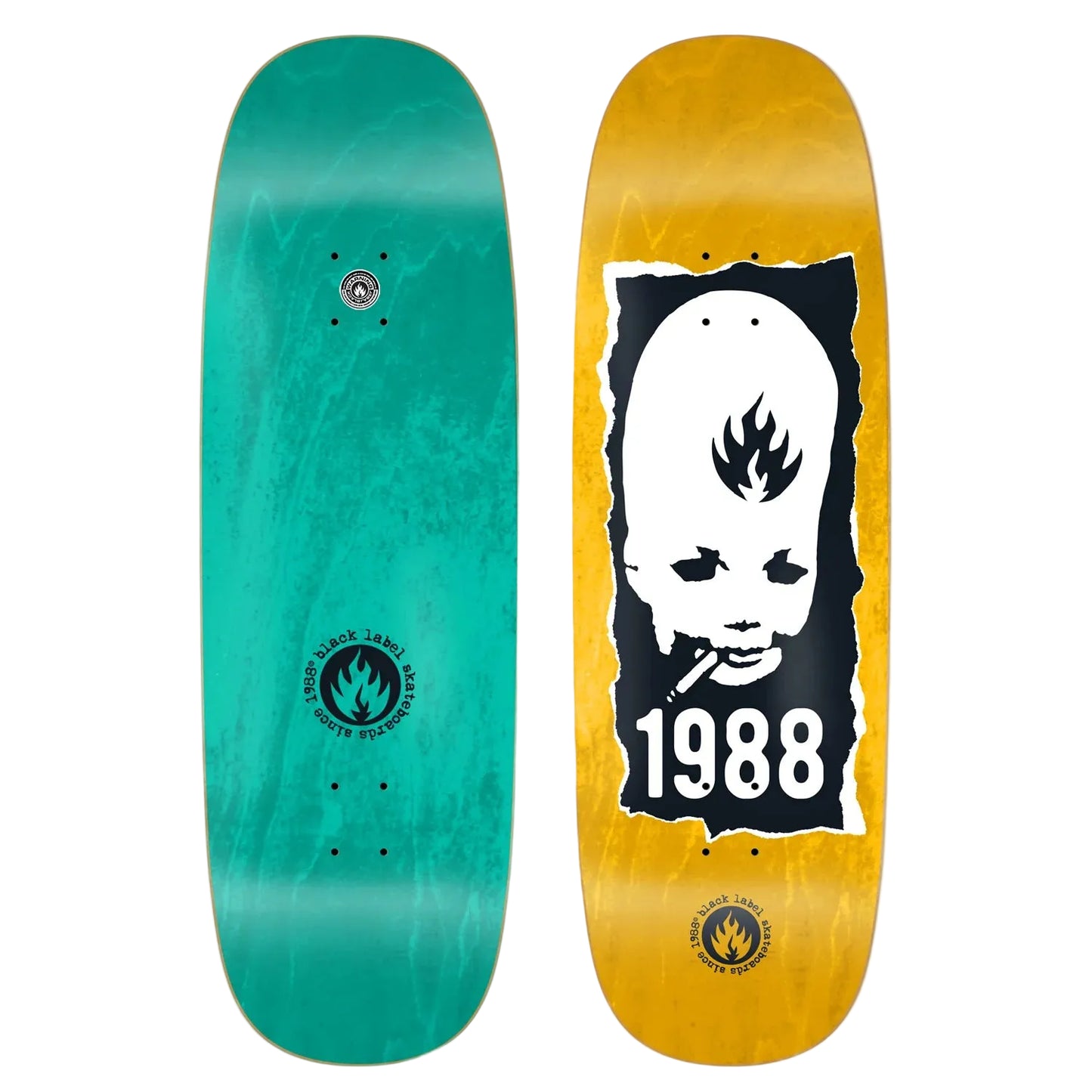 Black Label Thumbhead Torn Deck 10.0
