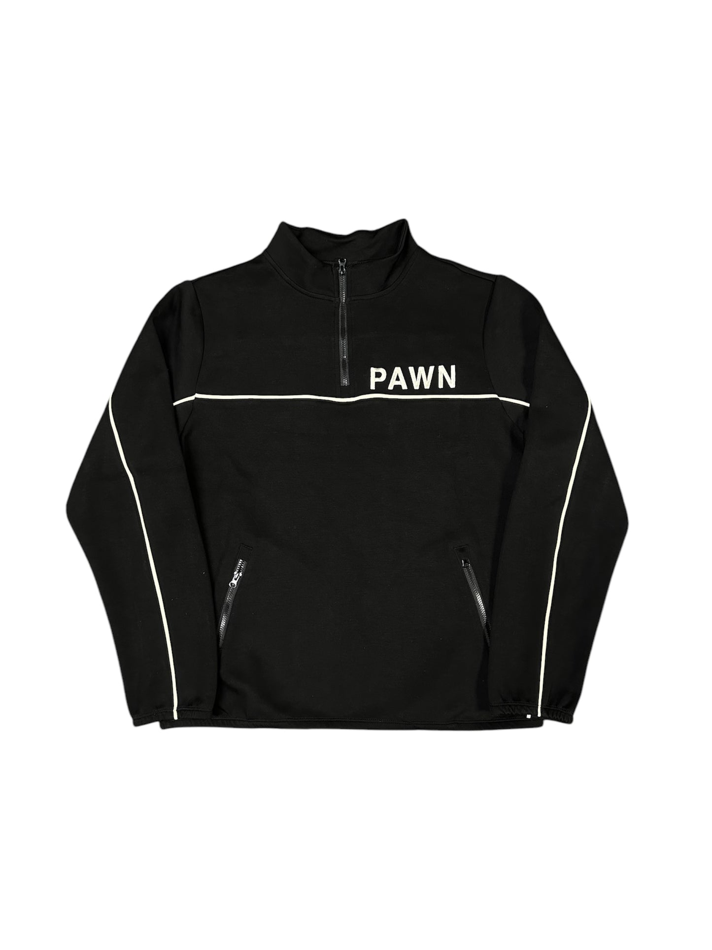 Womens Pawn Army Embroidered Track QTR Zip