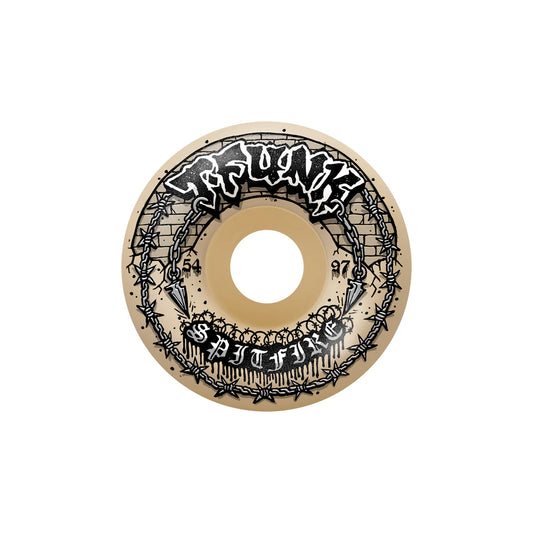 Spitfire Formula 4 Radial Full 97 T Funk Raw Wheels