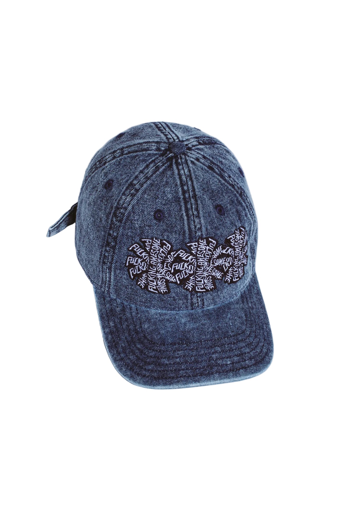 FA 3 Spiral Washed Denim 6 Panel Hat