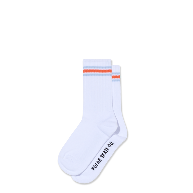 Polar Skate Co. Rib Striped Crew Socks