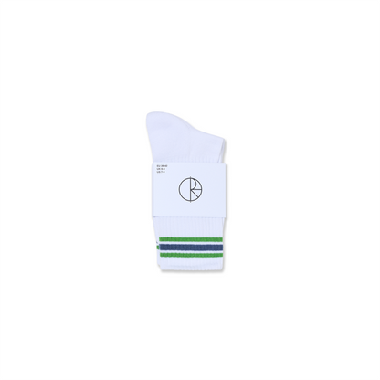 Polar Skate Co. Rib Striped Crew Socks
