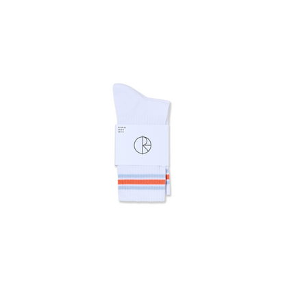 Polar Skate Co. Rib Striped Crew Socks