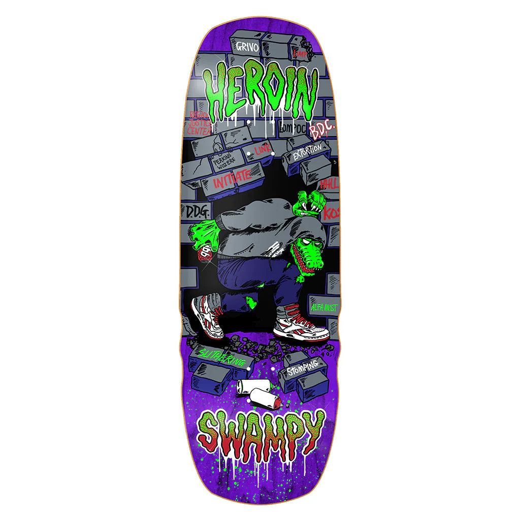 Heroin Skateboards Swampy Stomp Deck