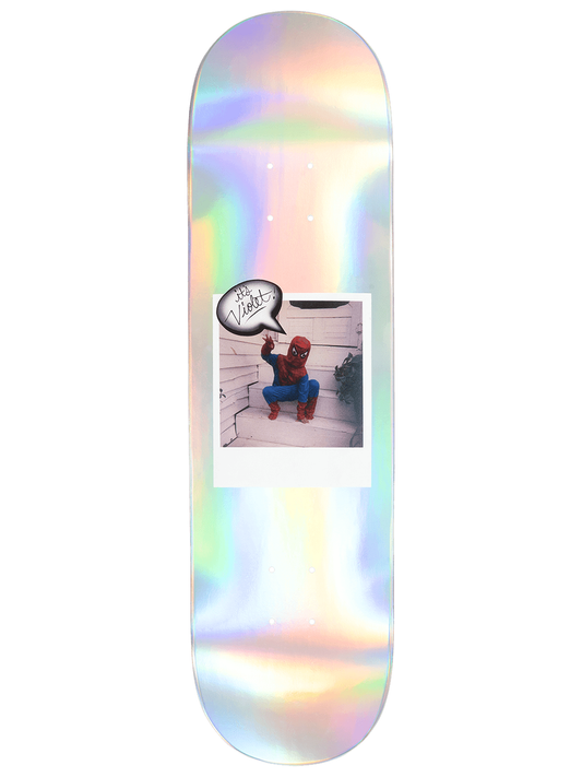 violet Spiderman polaroid