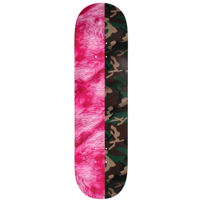 Violet Pink Fur & Camo Deck 8.25