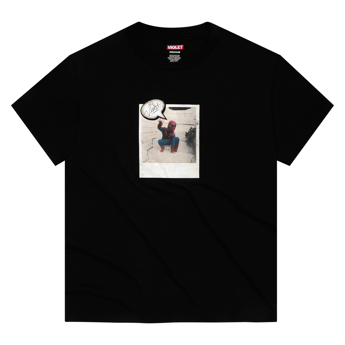 Violet Spiderman Polaroid T Shirt