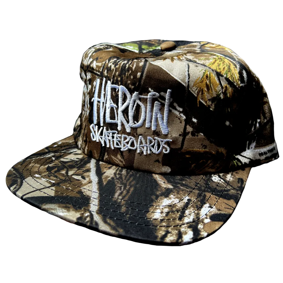 Heroin Skateboards Script Nylon Snapback Hat