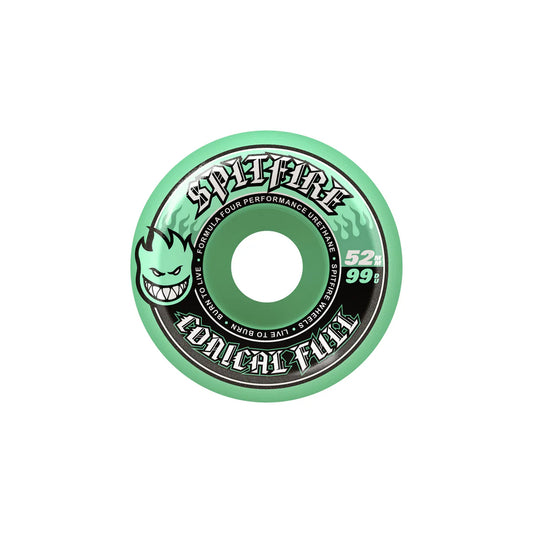 Spitfire Formula 4 Conical Full Wheels Assorted Colors 99Duro